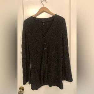 Style & Co. Charcoal and Light Gray Knit Sweater